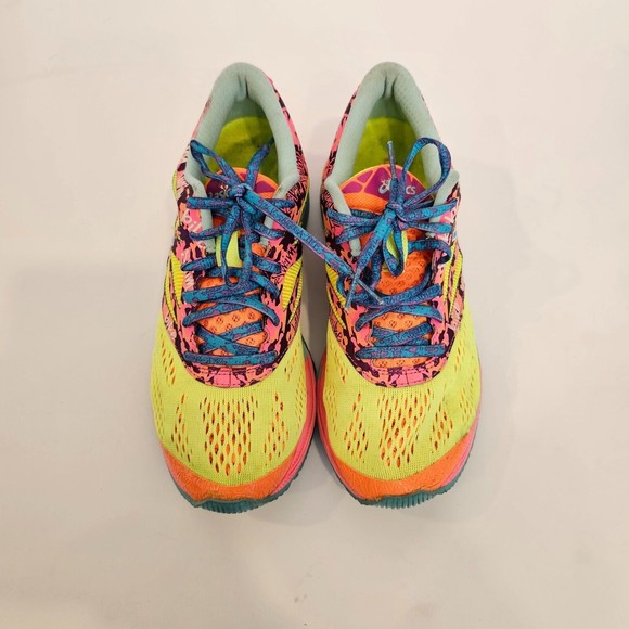 Women's Asics GEL-NOOSA size 7 Neon Multicolored - Picture 1 of 6
